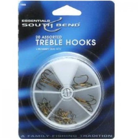 SOUTH BEND CLUTCH South Bend 530251 Treble Hooks Assorted 530251